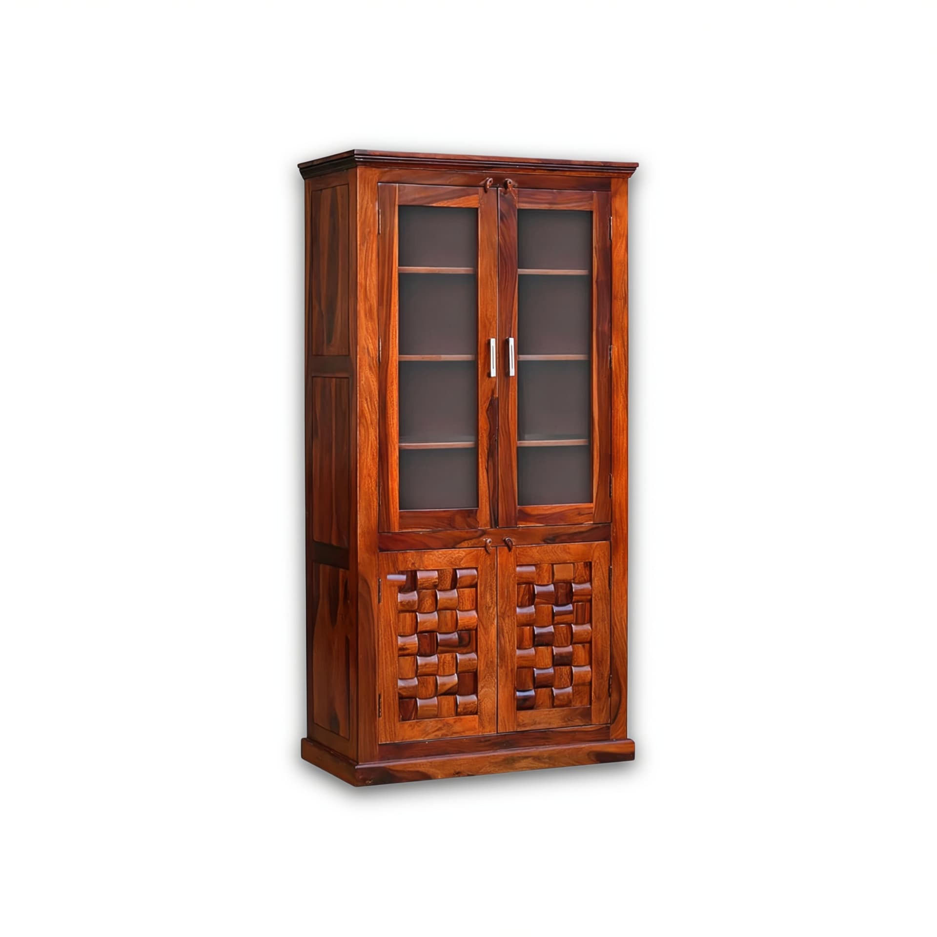 Adore Niwad Crockery Cabinet in Solid Sheesham Wood 