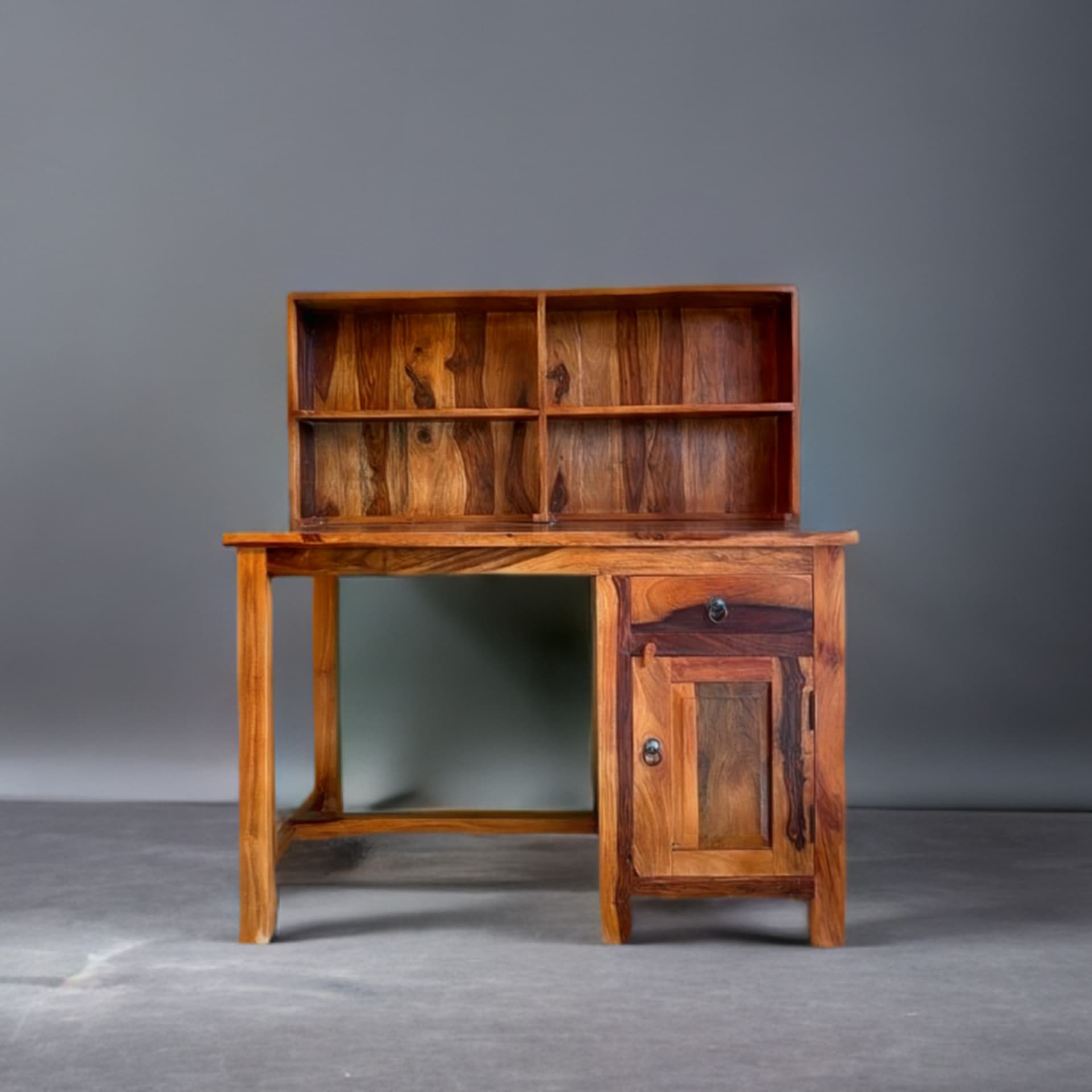 Adore Study Table With Bookshelf 