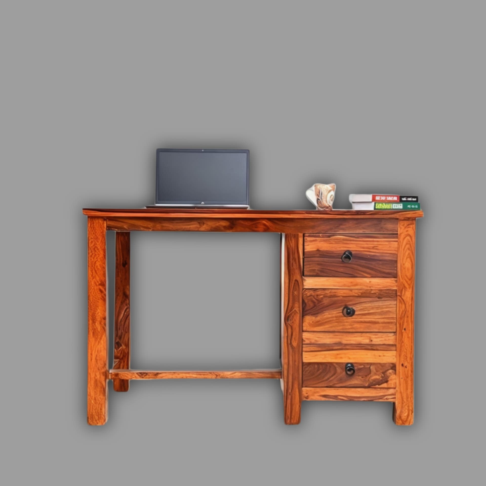 Adore 3 Drawer Solid Sheesham Wood Computer table 