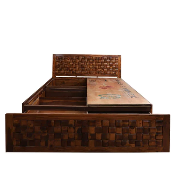 Adore Solid Wood Niwad Front Trolley Bed King Size 