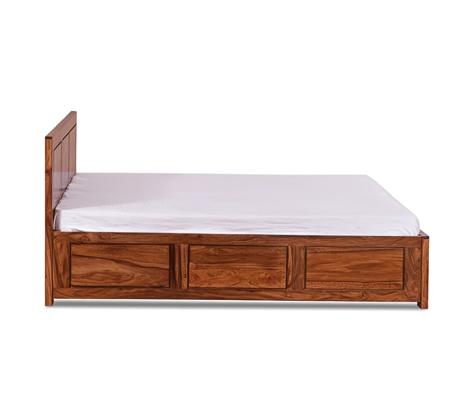 Adore Solid Rosewood King Size Box Storage Bed 