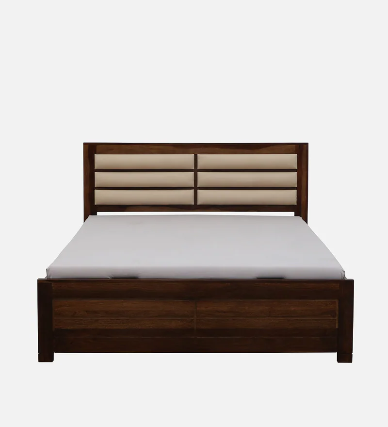 Adore Mehul Box Storage Bed Solid Wood Queen Size 