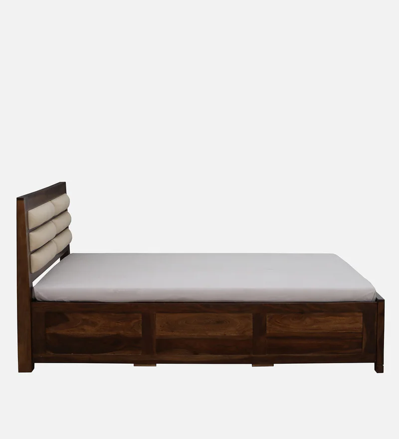 Adore Mehul Box Storage Bed Solid Wood Queen Size 