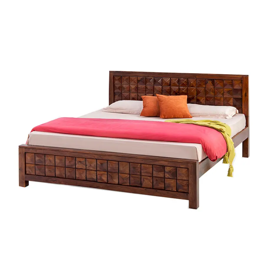 Adore Wooden Diamond Non Storage Bed 