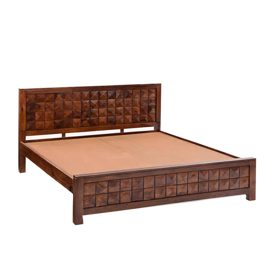 Adore Wooden Diamond Non Storage Bed 