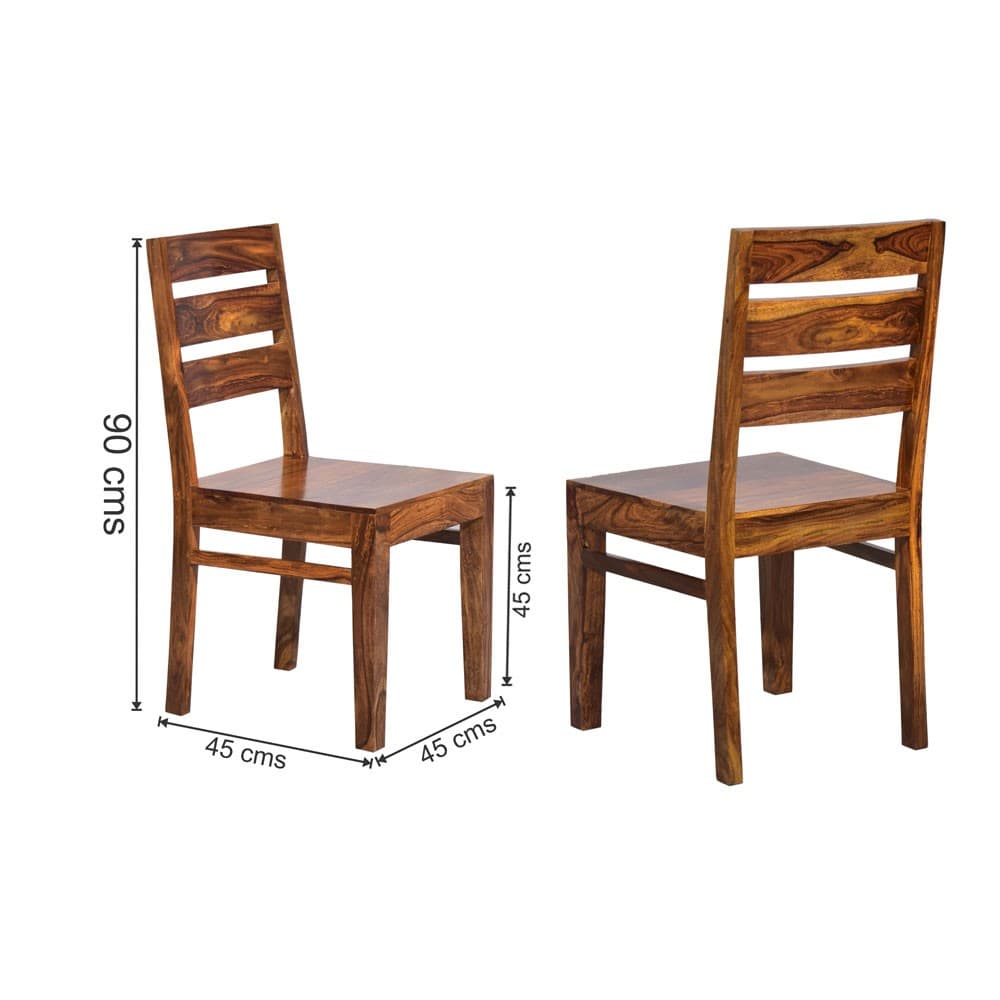 Adore 3 Fanti Chair Solid Sheesham Wood 
