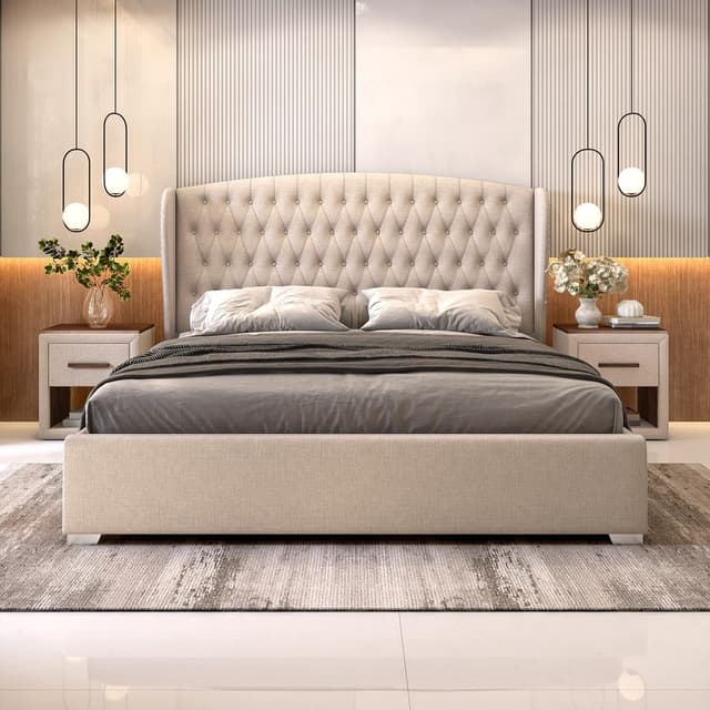 Adore Chester Upholstery Bed King size
