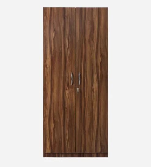 Adore 2 Door Wardrobe with Single Shelf in Rosehoney finish