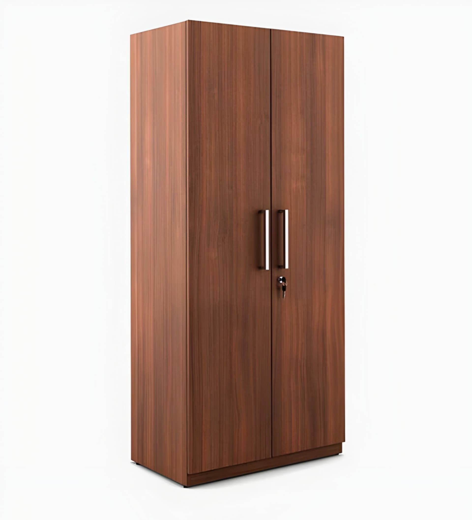Adore kirat 2 Door Wardrobe in Teak finish 