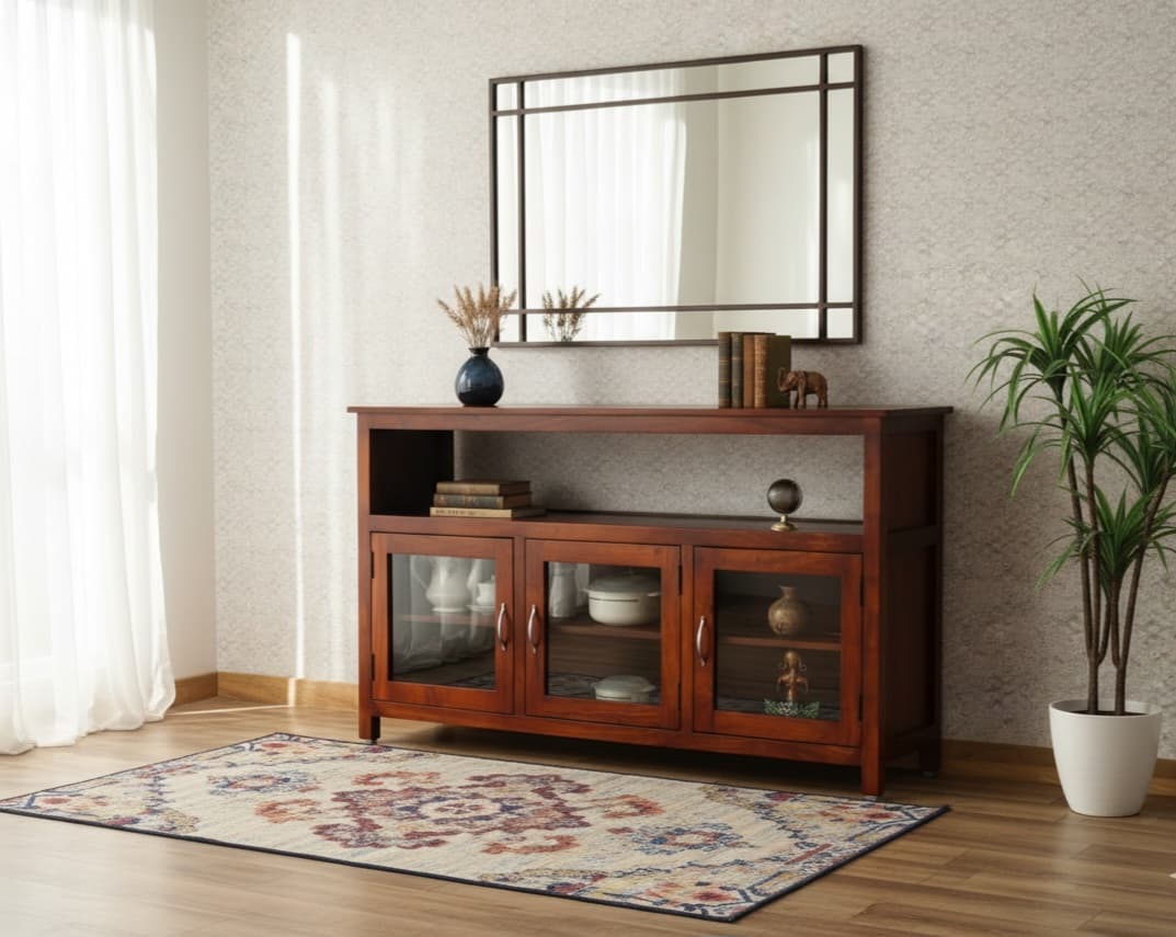 Adore 3 Door Crockery cum Multipurpose Cabinet 