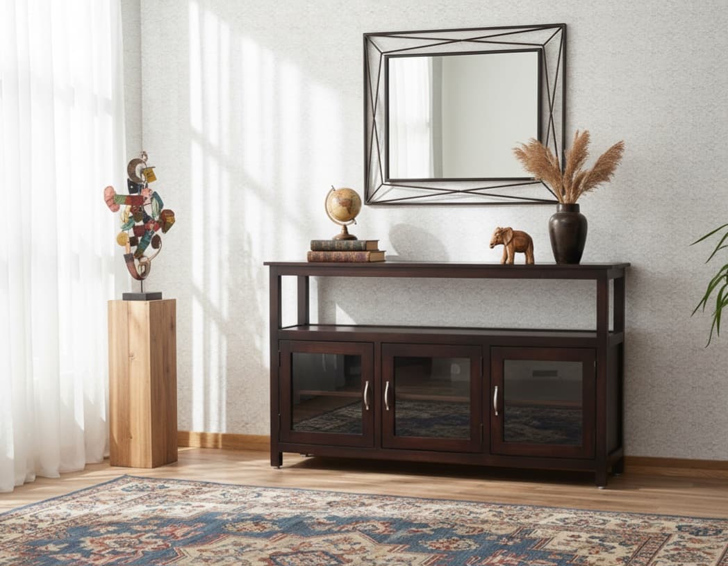 Adore 3 Door Crockery cum Multipurpose Cabinet 