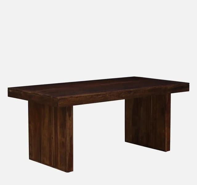 Adore Poster Dining Table Solid Sheesham Wood ( Included Dining only)