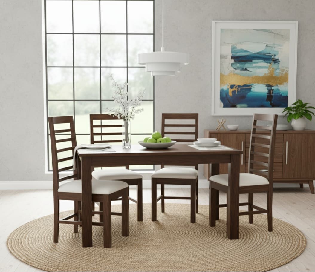 Adore Eden 4 Seater Dining Table set