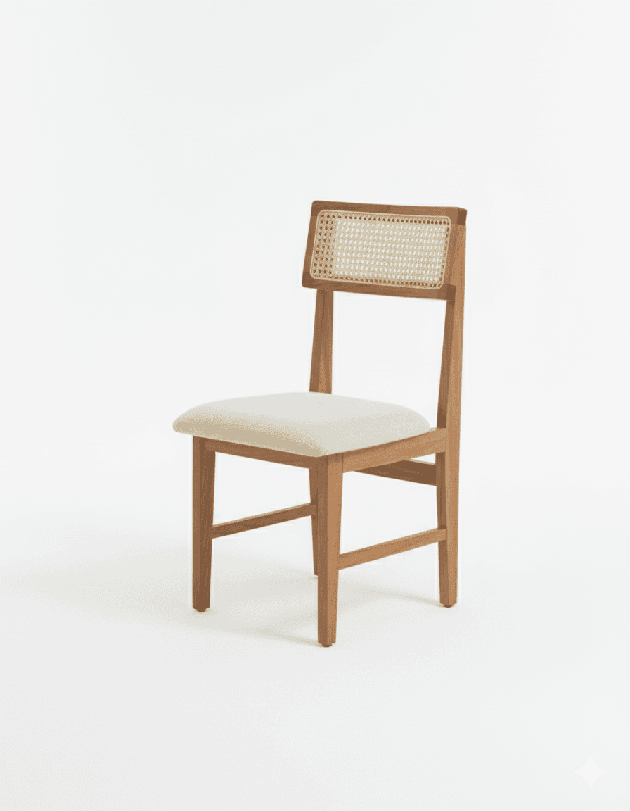 Adore Carls Rattan 4 Seater Dining set 