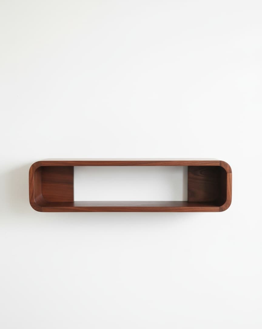 Adore Modern Wall Shelf | Organiser | Round Edge