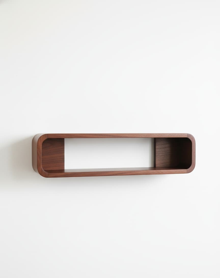 Adore Modern Wall Shelf | Organiser | Round Edge