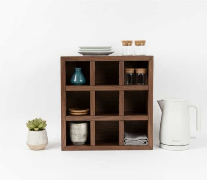 Adore Coffee Mug Organiser With 9 Compartment | Kitchen Organiser