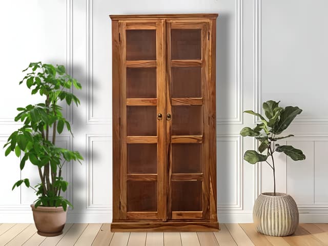 Mehul Solid Rosewood Crockery Unit Mehul Solid Rosewood Crockery Unit