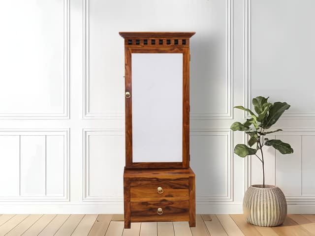Adore furnix Dressing Table in Solid Sheesham Wood With Storage Adore furnix Dressing Table in Solid Sheesham Wood With Storage