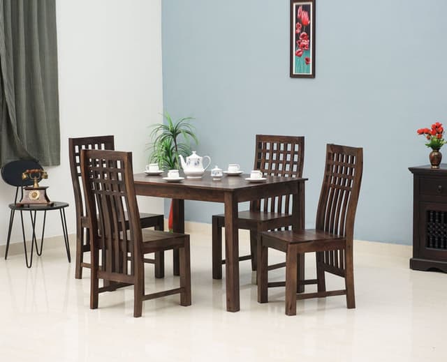 Adore Alice 4 Seater Dining Table Set Adore Alice 4 Seater Dining Table Set