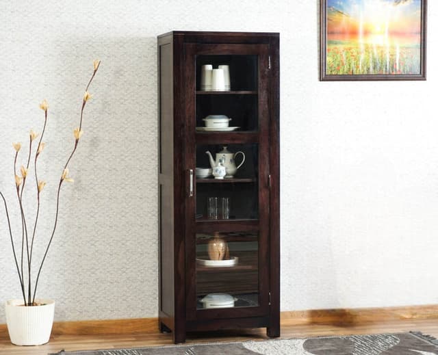 Adore Crockery Cabinet in Solid Sheesham Wood Adore Crockery Cabinet in Solid Sheesham Wood