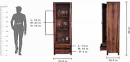 Adore Rosewood Crockery Cabinet Adore Rosewood Crockery Cabinet