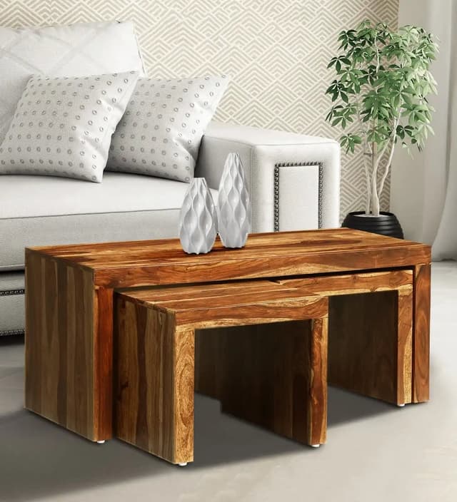 Adore Nesting Coffee Table in Solid Sheesham wood Adore Nesting Coffee Table in Solid Sheesham wood