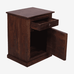 Adore Cermica Bedside Table in Solid Sheesham Wood Adore Cermica Bedside Table in Solid Sheesham Wood