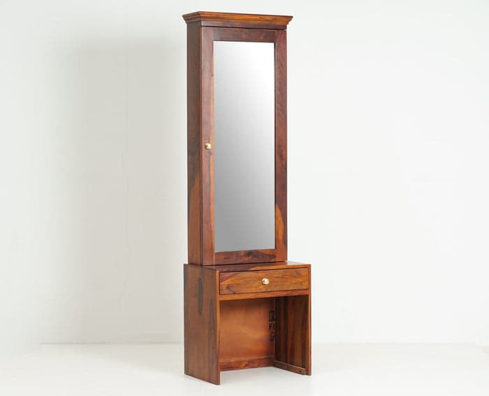 Adore Niwad Dressing Table With Single Drawer And Cushion Stool Adore Niwad Dressing Table With Single Drawer And Cushion Stool