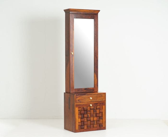 Adore Niwad Dressing Table With Single Drawer And Cushion Stool Adore Niwad Dressing Table With Single Drawer And Cushion Stool