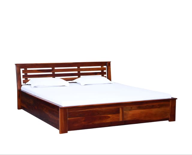 Adore 3 Fanti Solid Sheesham Wood Box Storage Bed Adore 3 Fanti Solid Sheesham Wood Box Storage Bed