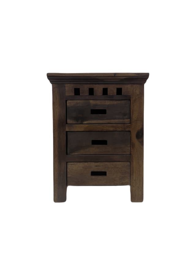 Adore Kuber BedSide Table With 3 Drawers Adore Kuber BedSide Table With 3 Drawers