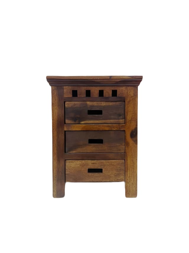 Adore Kuber BedSide Table With 3 Drawers Adore Kuber BedSide Table With 3 Drawers
