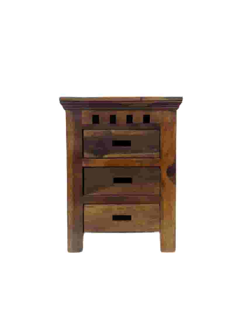 Adore Kuber BedSide Table With 3 Drawers Adore Kuber BedSide Table With 3 Drawers