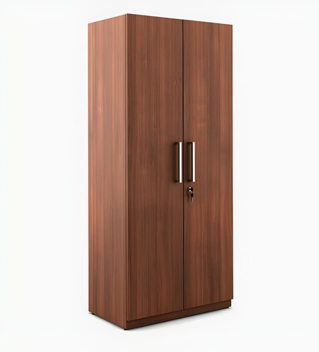 Adore kirat 2 Door Wardrobe in Teak finish Adore kirat 2 Door Wardrobe in Teak finish