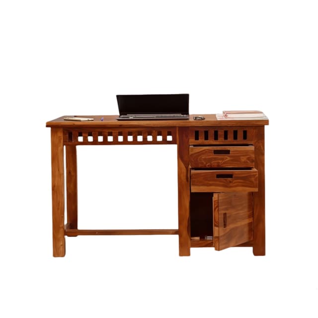 Adore Kuber Study Table in Solid Sheesham Wood Adore Kuber Study Table in Solid Sheesham Wood