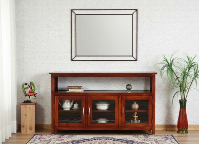 Adore 3 Door Crockery cum Multipurpose Cabinet Adore 3 Door Crockery cum Multipurpose Cabinet